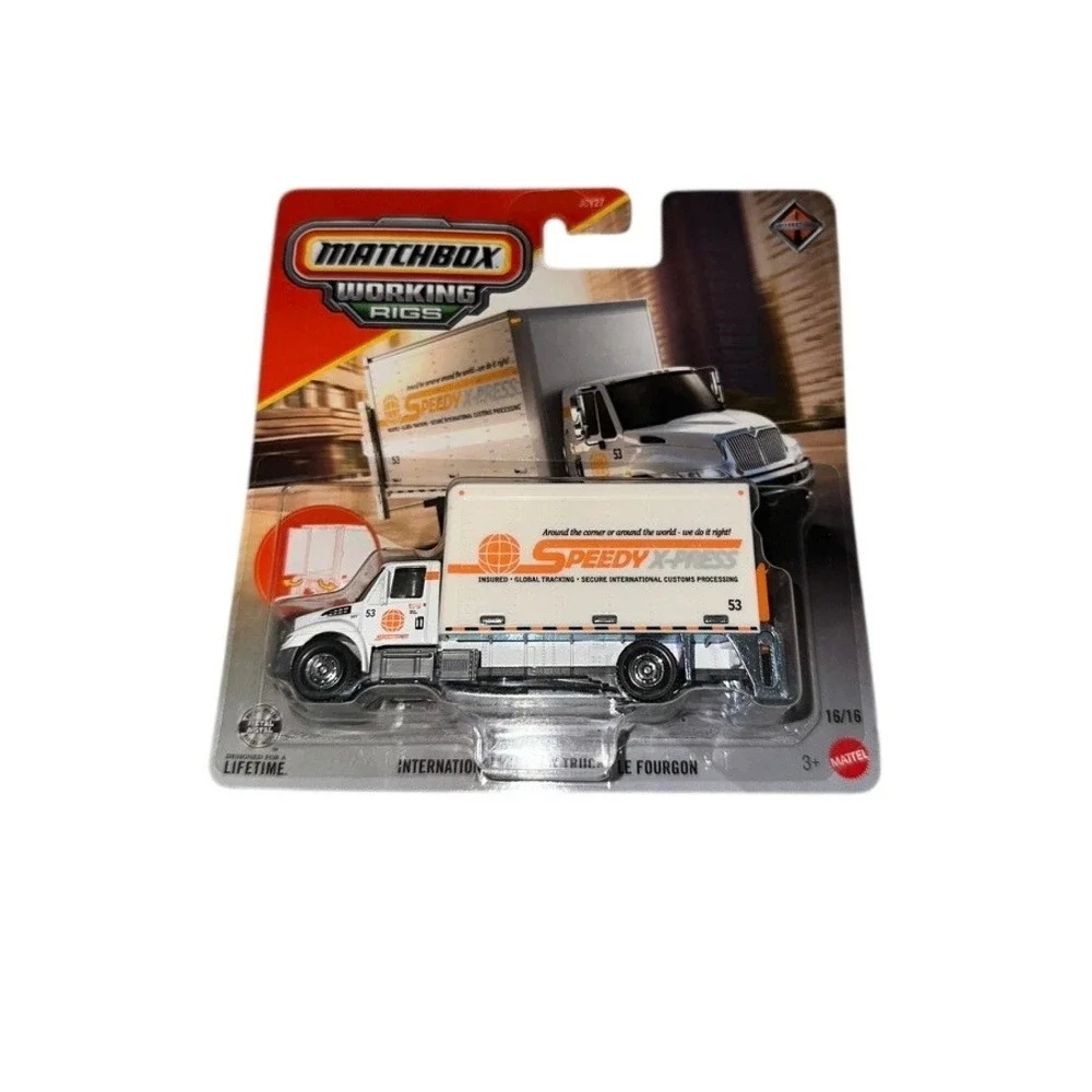 Matchbox Working Rigs International MV Box Truck Speedy X-Press 16/16 JCY27 NEW